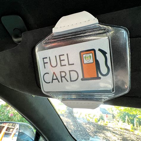 gas card holders for vehicles.